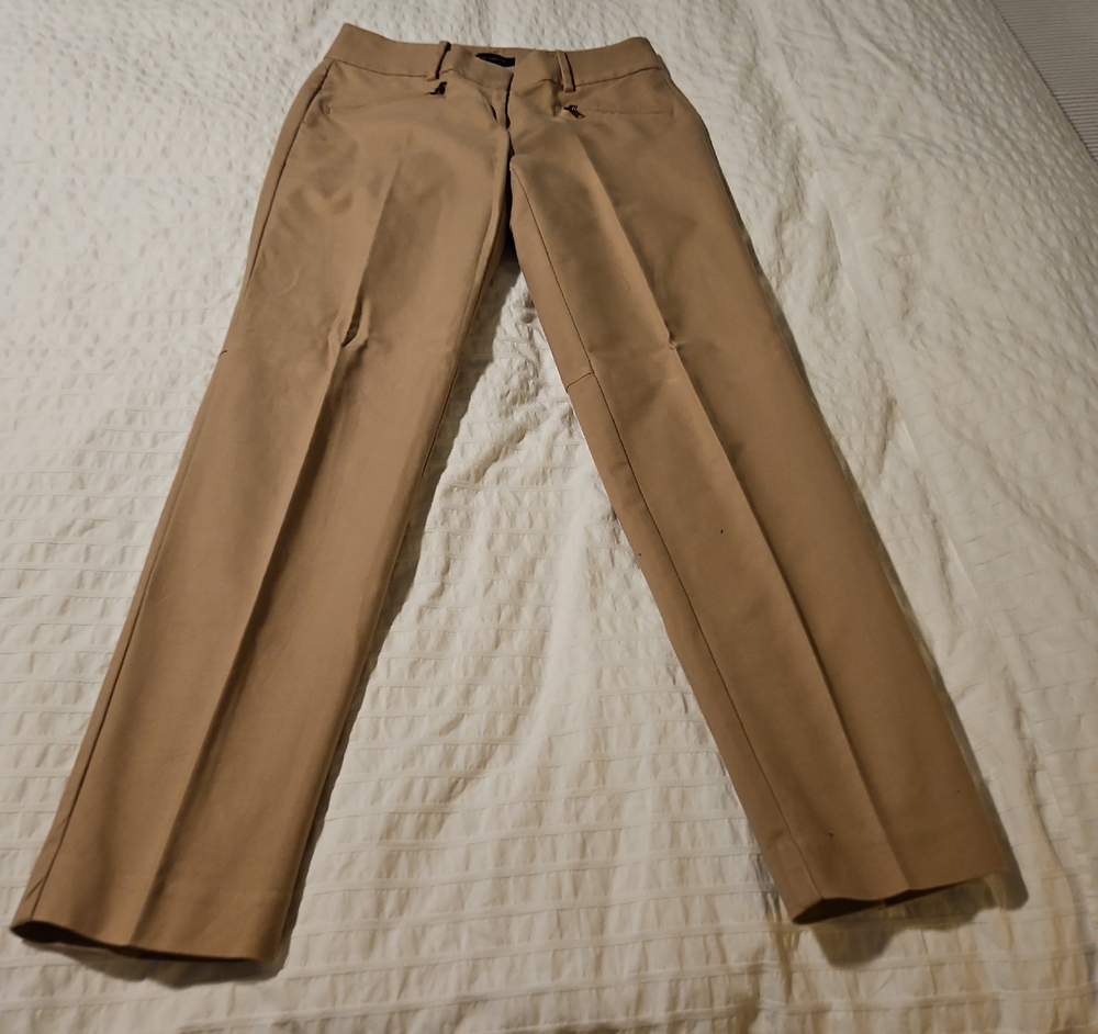 Ann Taylor Tan Ankle Pants